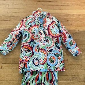 Hanna Andersson kids snowsuit size 140 overalls coat snow pants